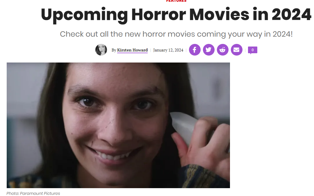 Upcoming Horror Movies in 2024